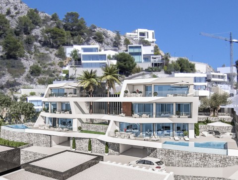 NIEUWBOUW Zeezicht LUXUEUZE VILLA Altea