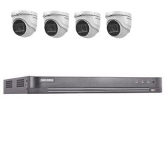 set van de maand maart 2020 Hikvision Hybride DVR 4 kanaals met 4 x 5M