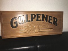 Gulpener bord Hout 60 x 25 cm