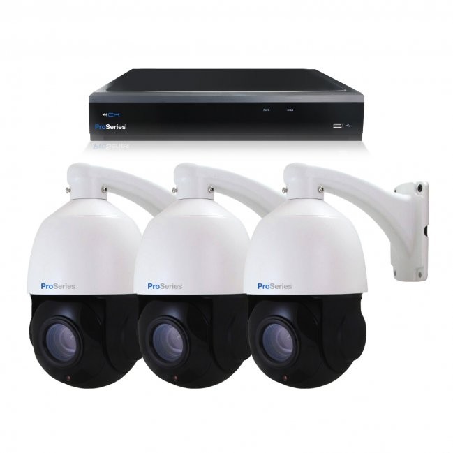 Beveiligingscamera set 3 x bestuurbare PTZ Dome camera – 5MP – Dra