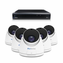       5 camera set / Beveiligingscamera set met 5 Dome camera 5MP 2K H