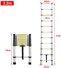 Telescoop ladders  telescopische trap