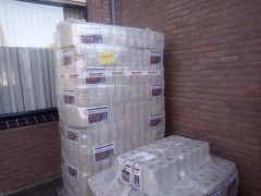 Partij Traditioneel Toiletpapier recycle 250 vels 2 laags.