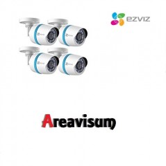  IP set compleet met 8 kanaals NVR en 4 bullet camera's ( CS-BN8-EU )