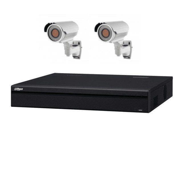 Dahua camera set met 2 x Bullet camera’s – 2MP 1080P