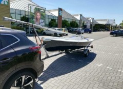 Zeilboot + trailer  420 x 175 compleet