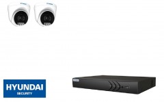 HYUNDAI NVR met IP fixed dome met 20 m Smart IR for outdoors 5MP