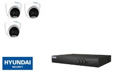 HYUNDAI NVR met IP fixed dome met 20 m Smart IR for outdoors 5MP