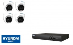 HYUNDAI NVR met IP fixed dome met 20 m Smart IR for outdoors 5MP