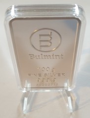 100 gram  999 fijn zilver Bulmint