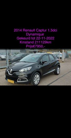 2014 Renault Captur 1 5dci Dynamique