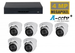 dé echte A-CCTV NVR met 2 x 4MP camera starlight