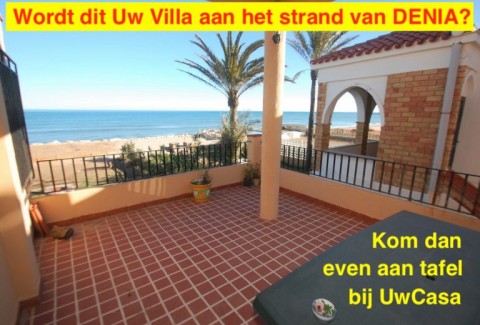 Uw eigen Villa in DENIA aan zee met terrassen en parkings