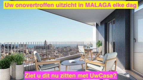 Uw eigen nieuwe Appartement in MALAGA met veel extra