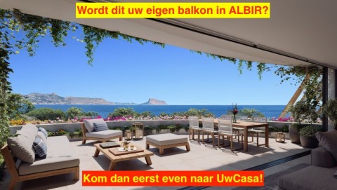 Uw nieuwe Appartement in ALBIR aan zee met zeezicht en