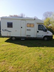 Fiat Ducato met Hymer opbouw 