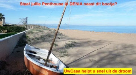 Uw eigen Penthouse in DENIA aan zee met garageplek