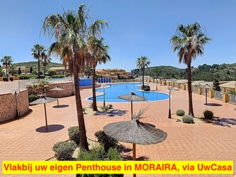 Uw eigen Penthouse in MORAIRA met prachtig terras