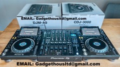 Pioneer DJ CDJ-3000-W - Pioneer DJM-A9 DJ Mixer -  Pioneer DJM-V10-LF