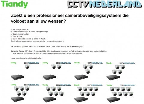 CCTV Nederland - dé beveiligingsleverancier van Nederland 