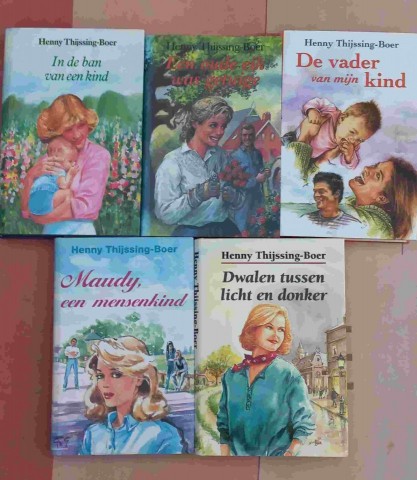 5 boeken van HENNY THIJSSING-BOER samen 10 euro 