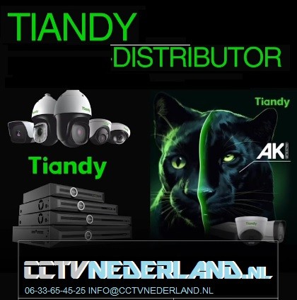 Tiandy camerasysteem bij cctv nederland