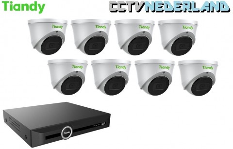 NVR 1TB met 8 x 4MP turret camera