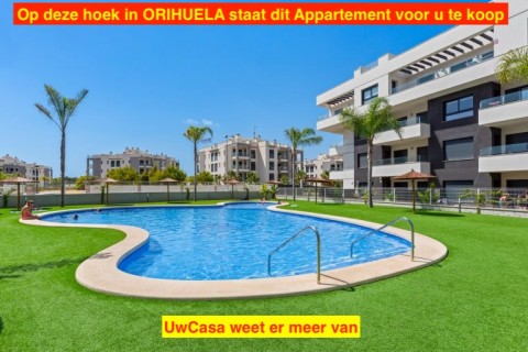 Uw bijna nieuwe Appartement in ORIHUELA met garage en