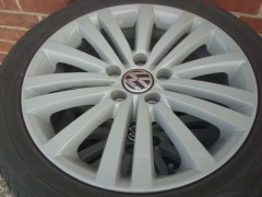 17’’Inch Originele VW R32 Velgen en Banden Hankook 5x112