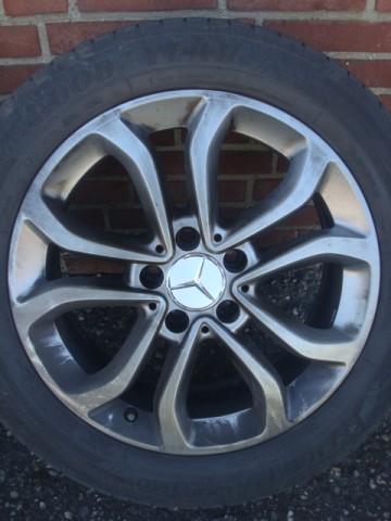 17’’Inch Originele Mercedes Avantgarde Velgen en banden Goodyear 5