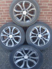 17’’Inch Originele Mercedes Avantgarde Velgen en banden Goodyear 5