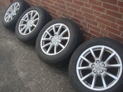 18’’Inch Originele Audi Y-Spoke Velgen en banden 5x112