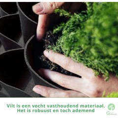 Verticale Tuin met Watersysteem - Hangende Plantenzak - Moestuin - 18 