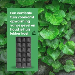 Verticale Tuin met Watersysteem - Hangende Plantenzak - Moestuin - 18 