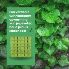 Verticale Tuin groen met Watersysteem - Hangende Plantenzak - Moestuin