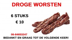 morgen zaterdag  gratis bezorgd trays frisdrank 10 euro en slagers wor