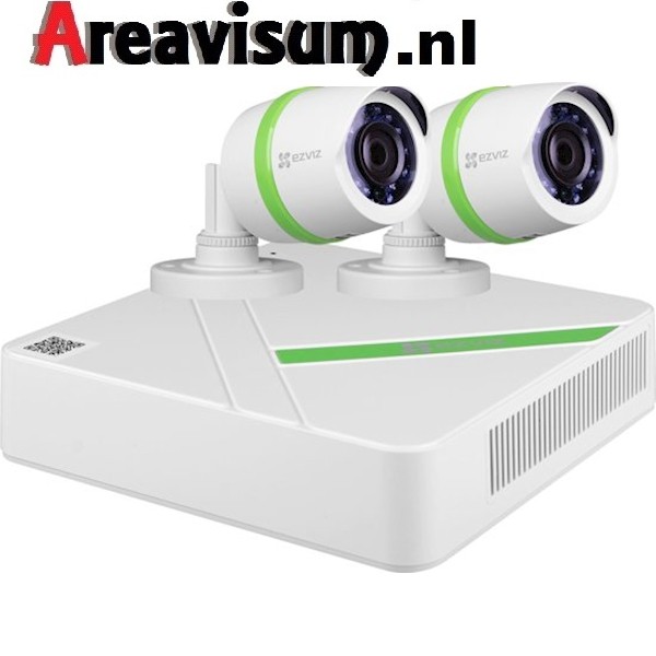 beveiligings camera  systeem met DVR en 2 bullet camera's ( CS-BT4-EU 