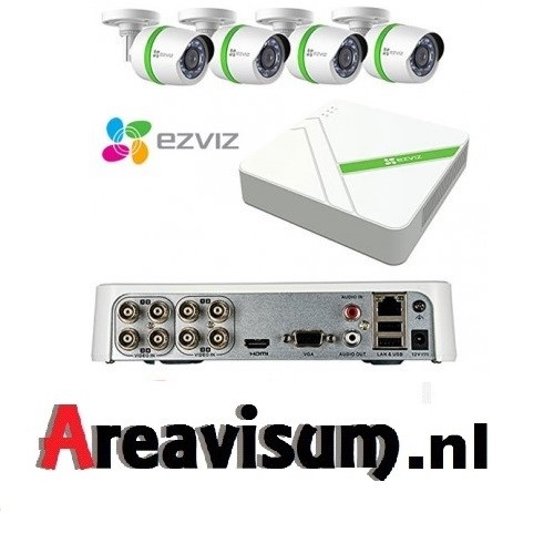 compleet systeem met DVR en 4 bullet camera's ( CS-BT8-EU )