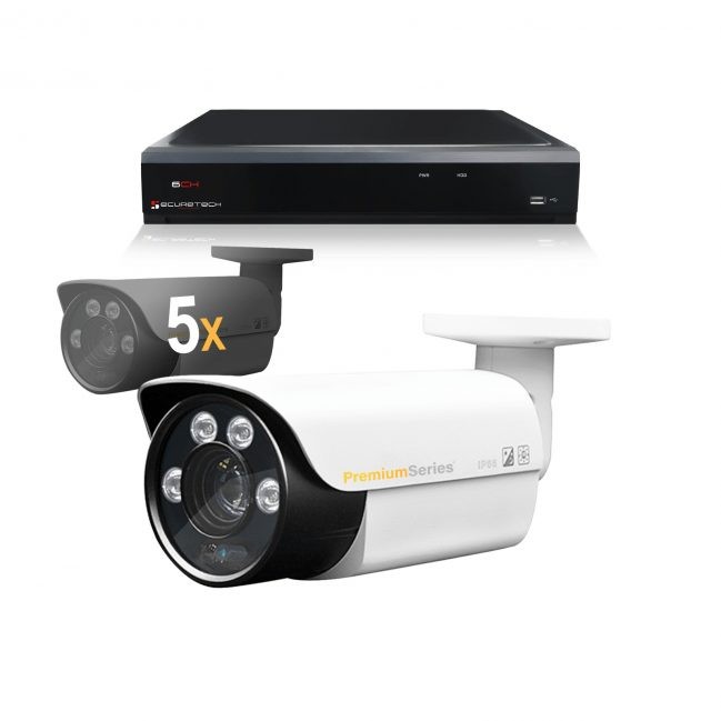 analoog Camerabewaking set 5 x Bullet camera 4MP 2K HD , de beste