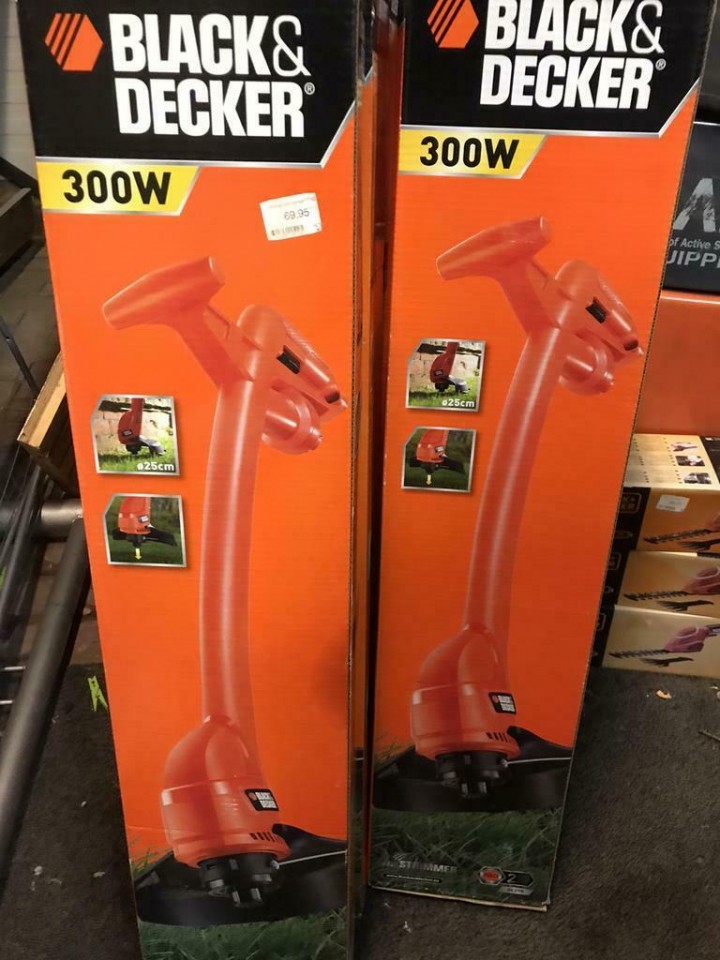 black en decker grastrimmers nieuw 25p.s