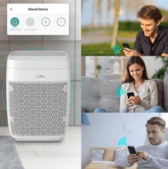 Zigma slimme luchtreiniger met 5 in 1 filter systeem 