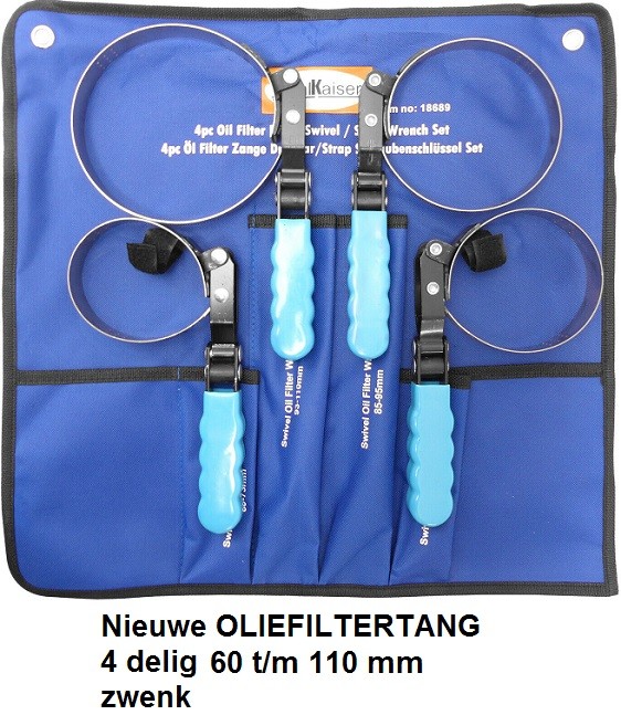 Nieuwe OLIEFILTERTANG  4 delig  zwenk  Stahlkaiser