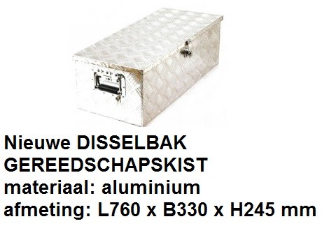 Nieuwe DISSELBAK GEREEDSCHAPSKIST DISSELKIST GEREEDSCHAPSBAK 76x33x24c