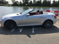 SLK 200 K  zilver grijze  Prestige Plus automaat airscarf F1 flippers