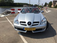 SLK 200 K  zilver grijze  Prestige Plus automaat airscarf F1 flippers