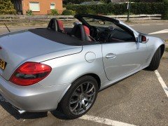 SLK 200 K  zilver grijze  Prestige Plus automaat airscarf F1 flippers