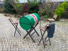 BBQ  Sta tafel Vuurtoren  Kruk stoel