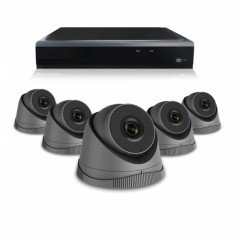 Camerabewaking systeem met 1 tot 8 x 3MP HD Dome camera – bekabeld