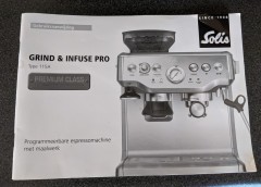 Nette Solis Grind   Infuse Pro espressomachine